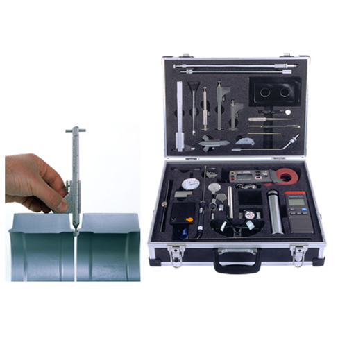 Mierky a meradlá na meranie a kontrolu zvaru.